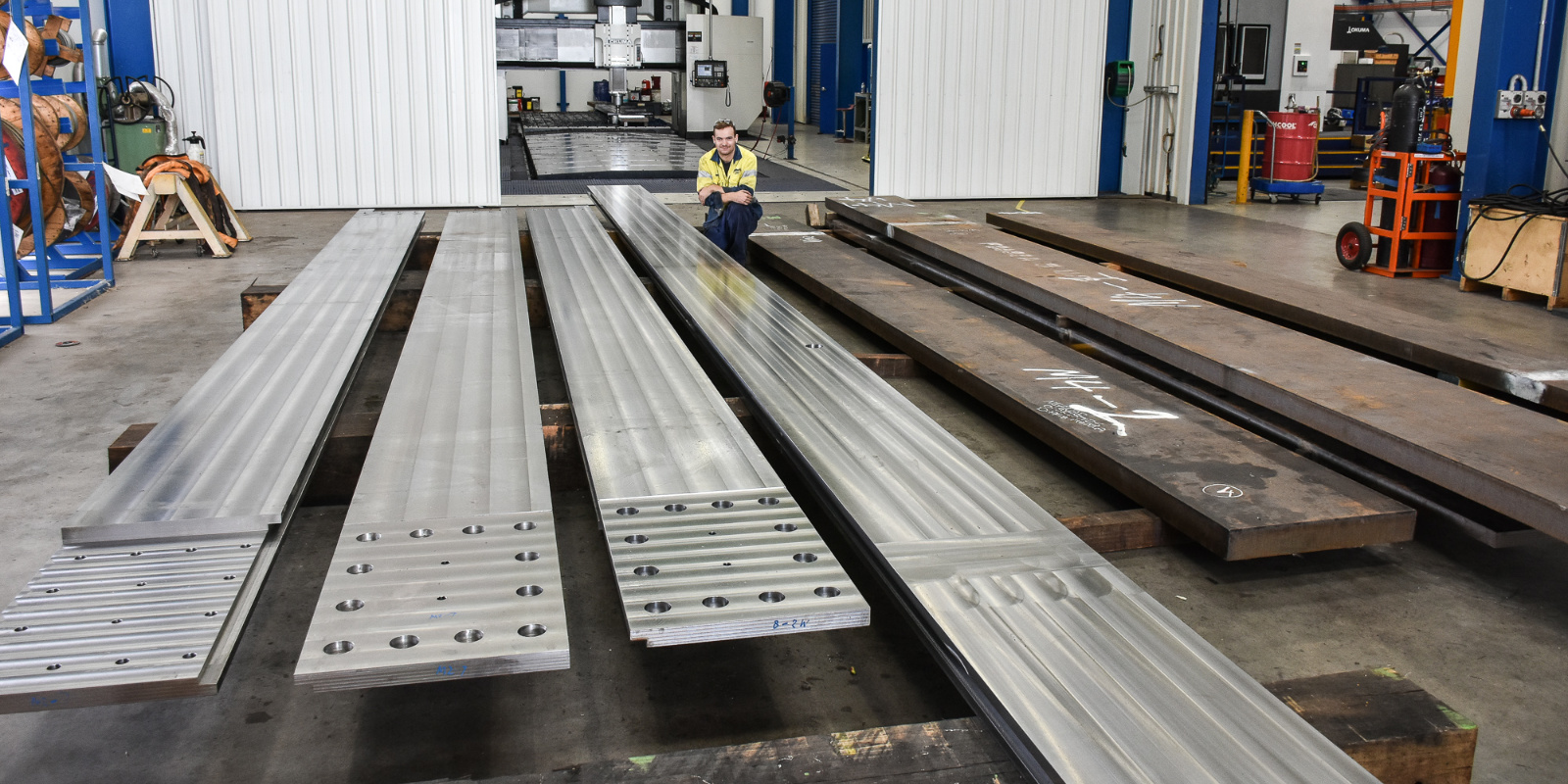 Large-Scale Architectural Mullions - Eilbeck Heavy Machinery